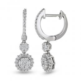 0,68ct Diamond Earrings